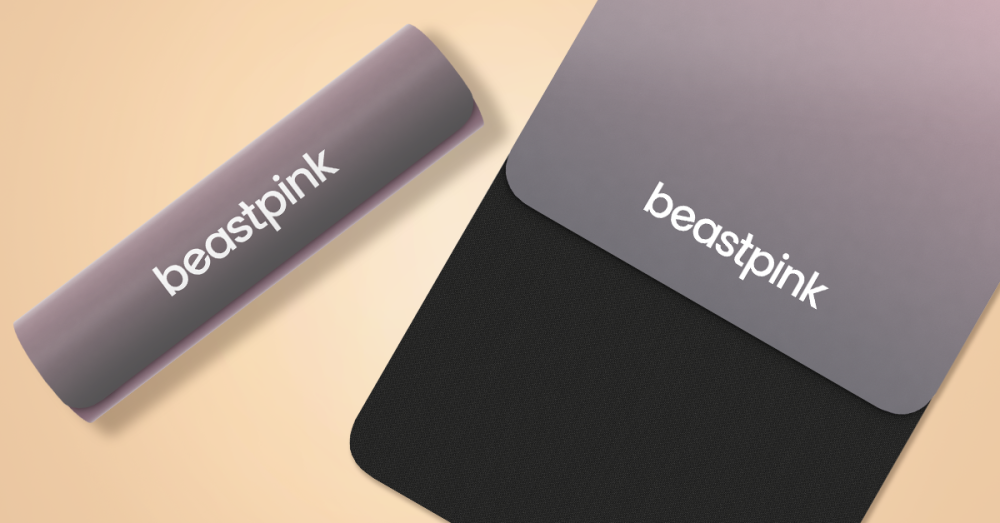 Pro Yogamatte in Pink - BeastPink