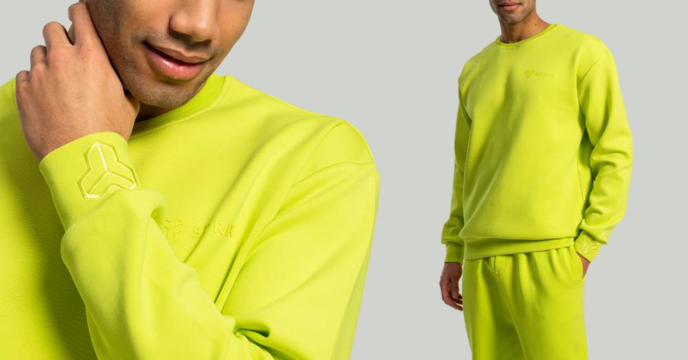 Relaxed Sweatshirt Chartreuse - STRIX