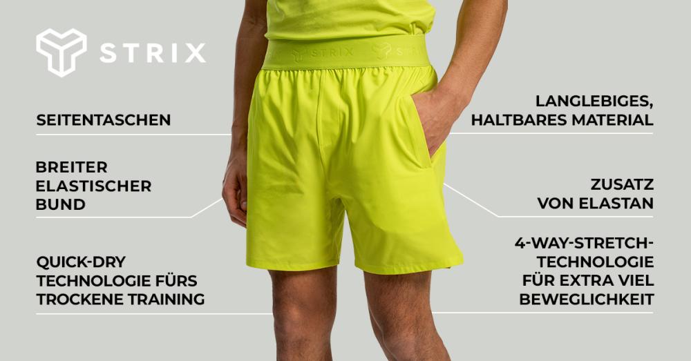 Lunar Shorts Chartreuse - STRIX