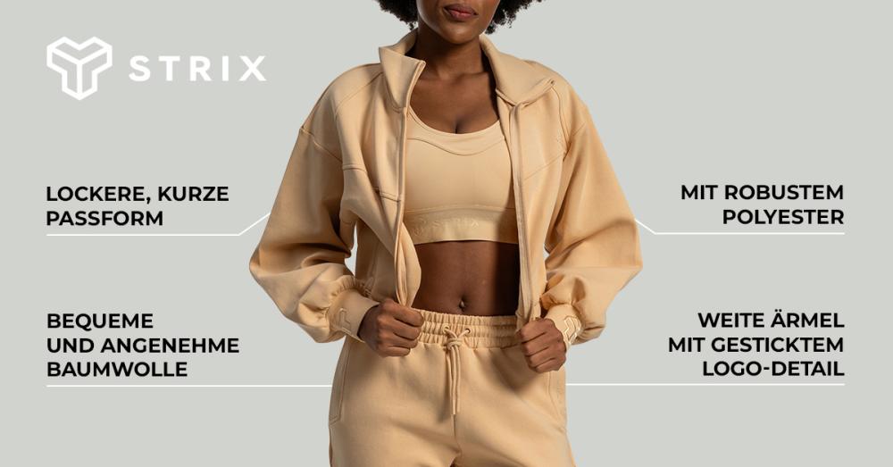 Dámska mikina Lunar Zip-Up Sandshell - STRIX