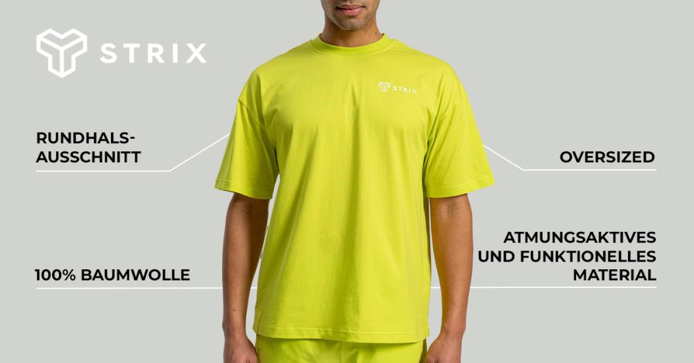 Oversized Tee Chartreuse - STRIX