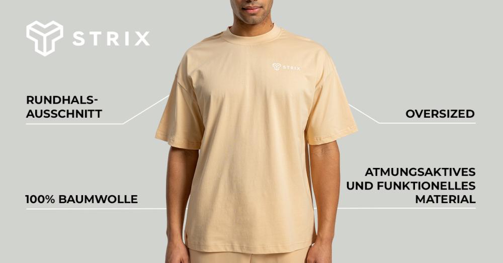 Oversized Tee Sandshell - STRIX
