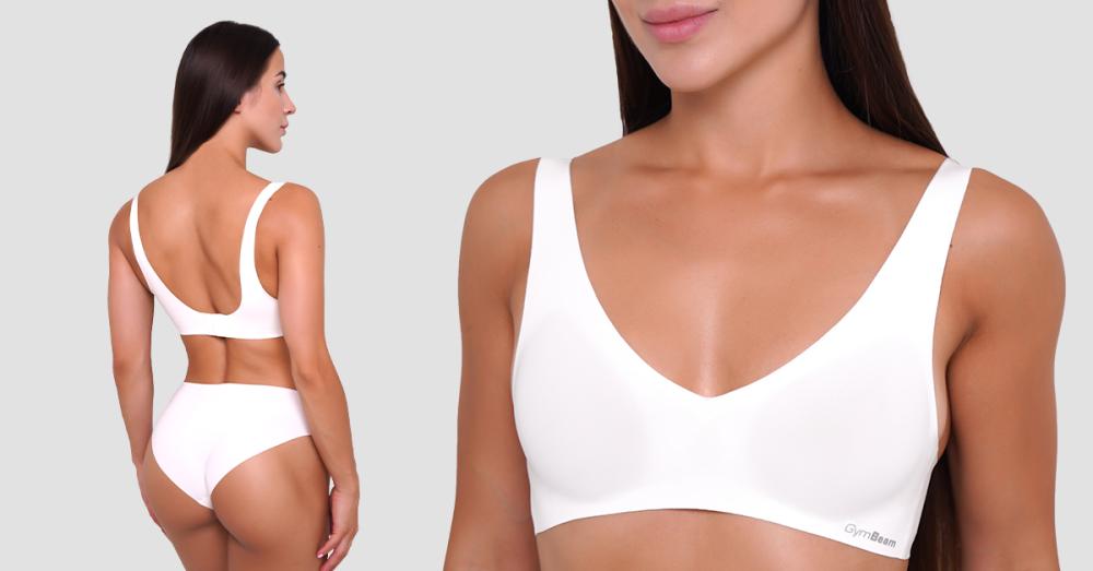 Seamless Bra Chalk - GymBeam