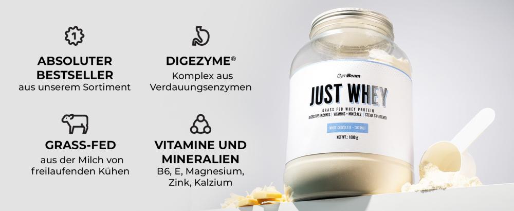 Bestes grasgefüttertes Protein - Just Whey - GymBeam