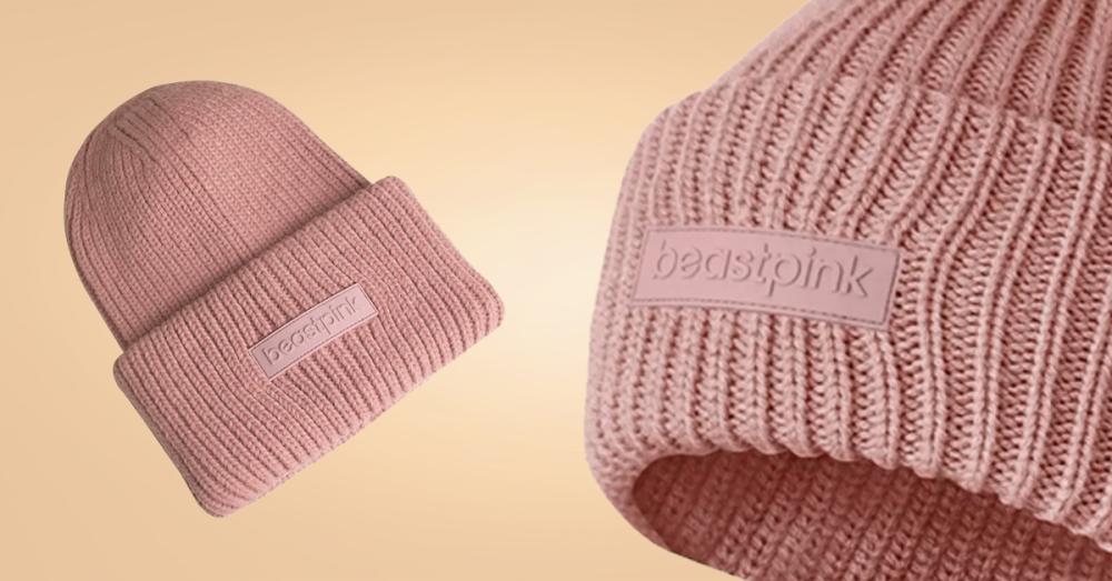 Winter Beanie Peach - BeastPink