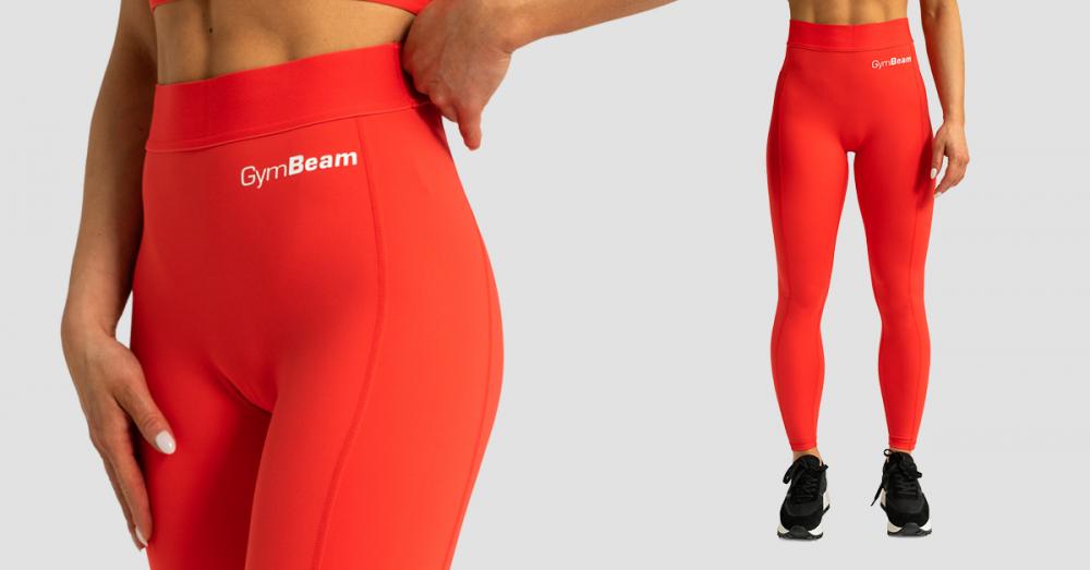 Grenzenlose Leggings für Damen Hot Red - GymBeam