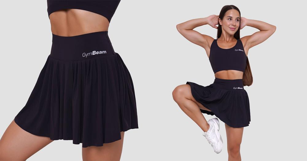 Women's BEAT Skort Black - GymBeam