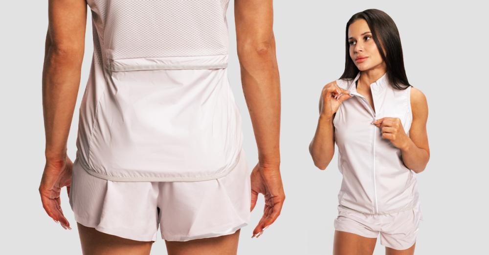 Women's Pulse X Gray Running Vest - GymBeam