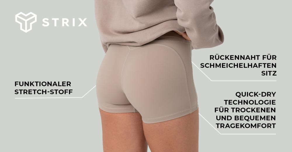 Women's Shorts Taupe - STRIX