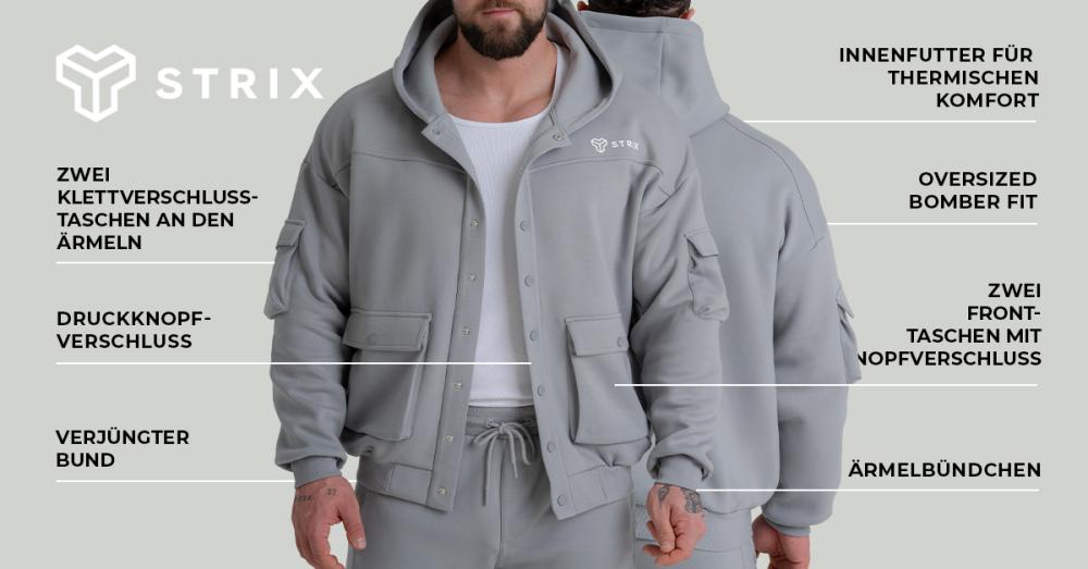 ZOA Relaxed Jacket Smoke - STRIX