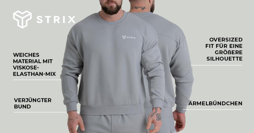 ZOA Relaxed Sweatshirt Smoke - STRIX