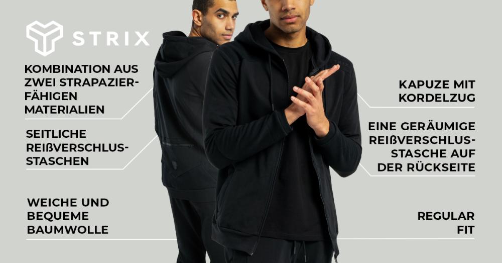 ALPHA Hoodie Schwarz - STRIX