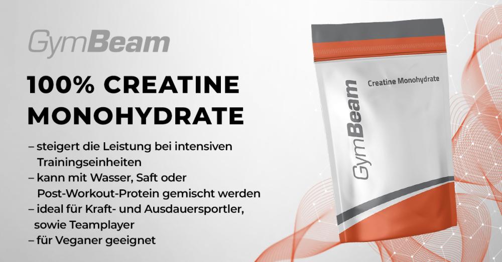 Kreatin 100% Monohydrat - GymBeam