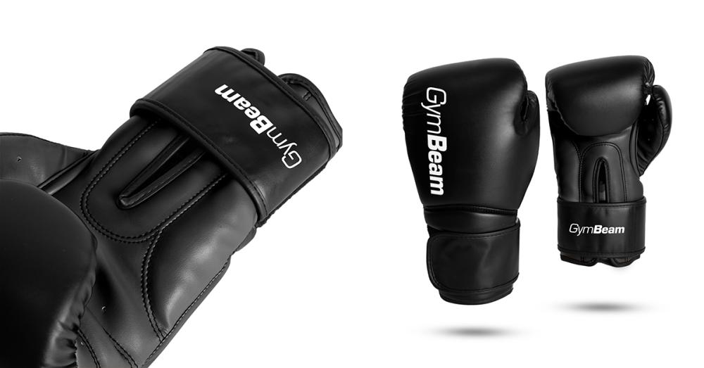 Striker Black Boxing Gloves - GymBeam