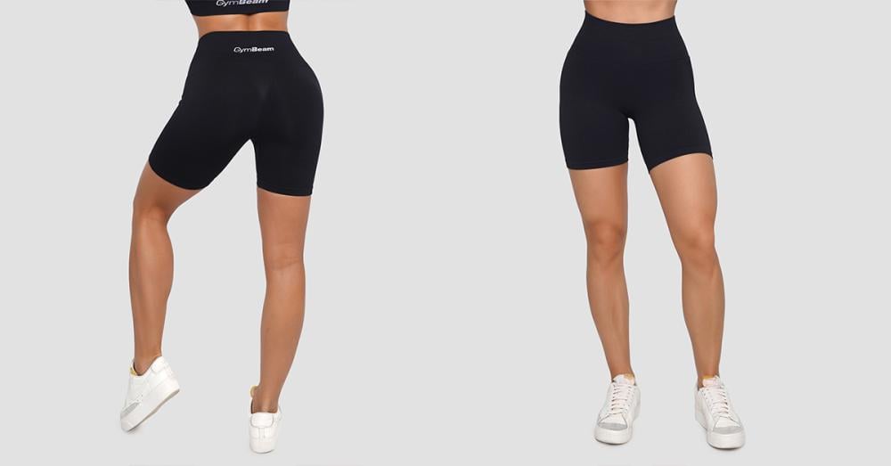 Women's Lift Black Seamless Shorts - GymBeam