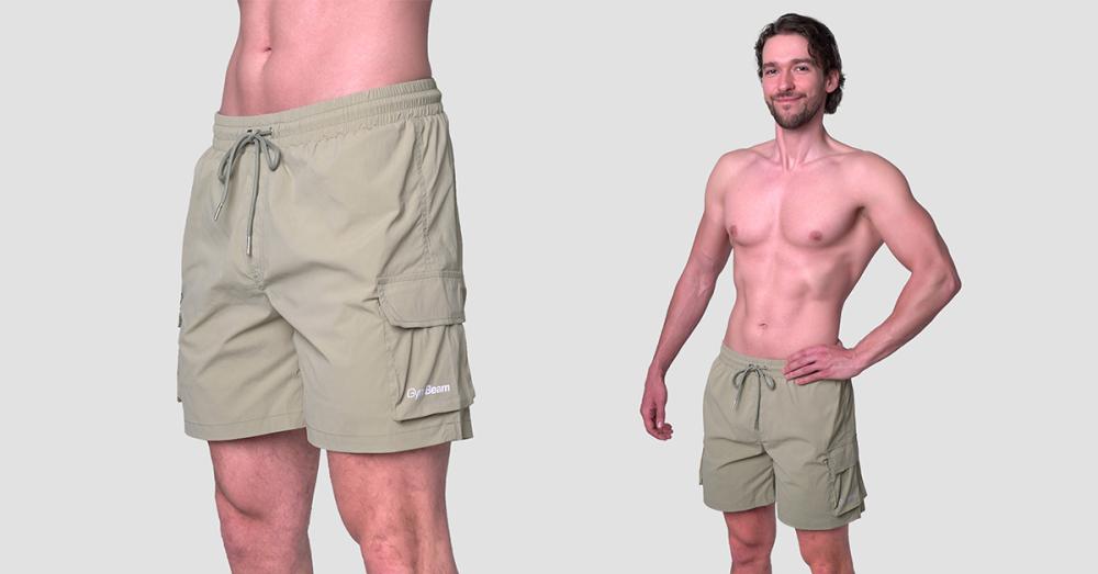Men's Cargo Swim Shorts - GymBeam