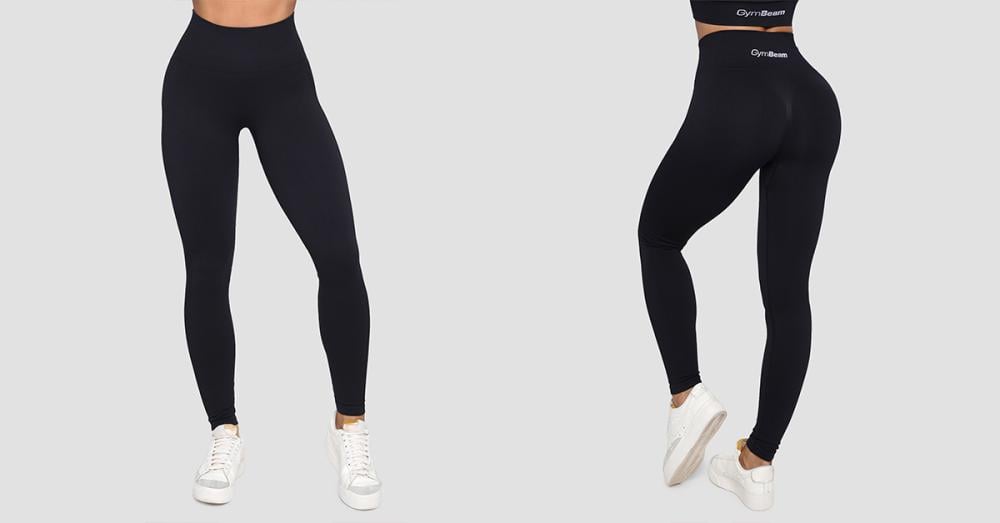 Women's Lift Black Seamless Leggings - GymBeam