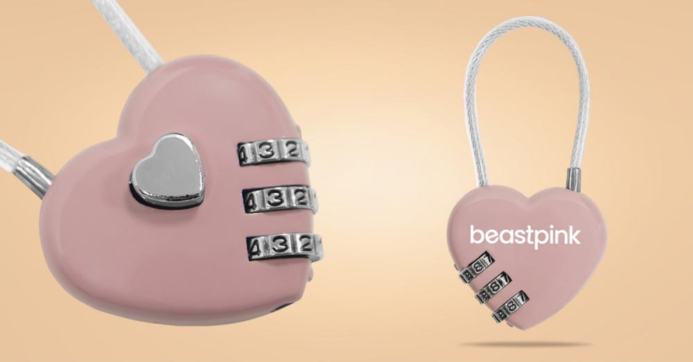 Cupid Vorhängeschloss - BeastPink