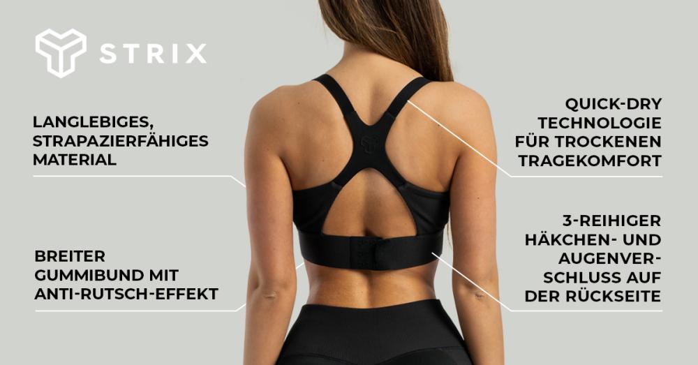 Stellar Sports Bra Black - STRIX