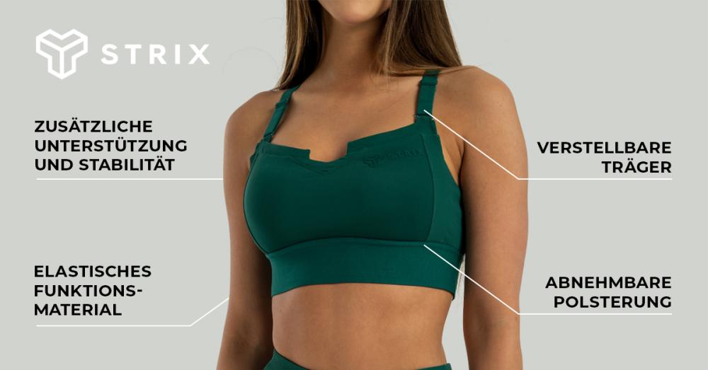 Stellar Sports Bra Emerald - STRIX