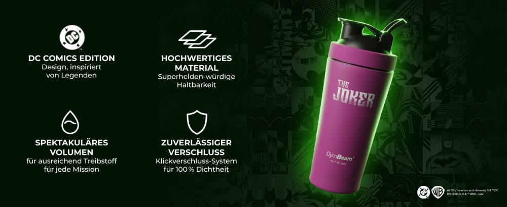 Eigenschaften von Stahl Shaker The Joker™ 750 ml - GymBeam