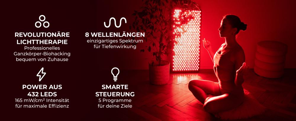 Rotlichttherapie Panel Max - GymBeam