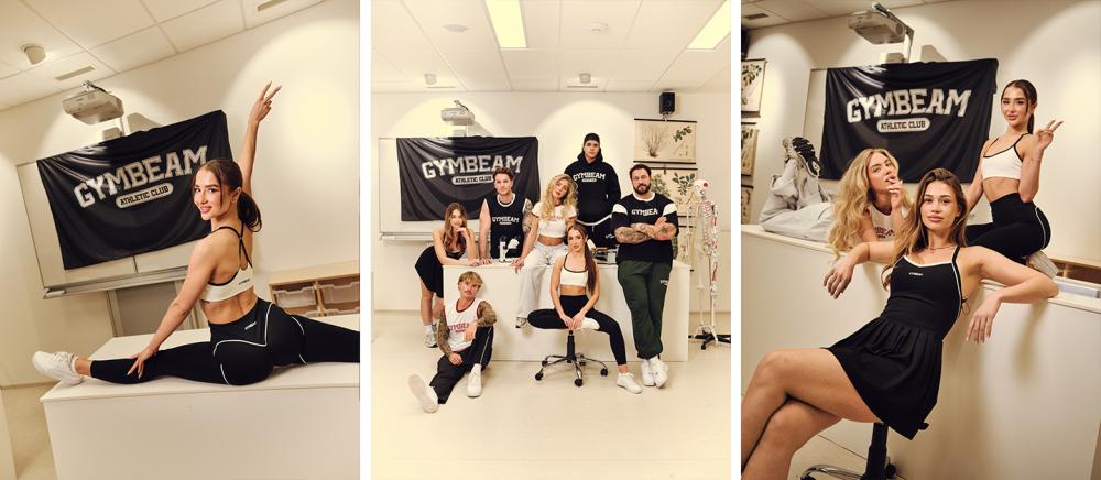 Varsity Leggings für Frauen in Black - GymBeam