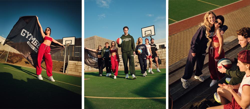 Varsity Jogginghose für Frauen in Red - GymBeam