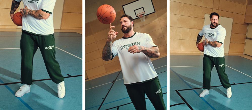 Varsity Sweatpants in Green - GymBeam