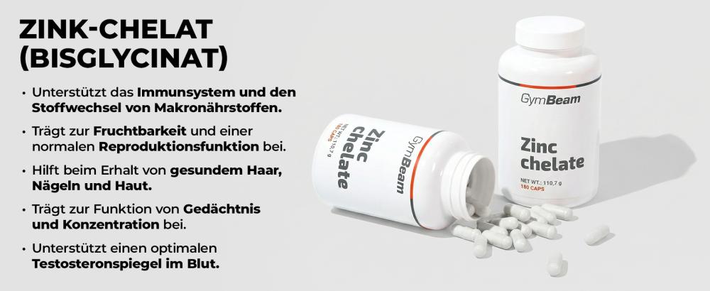Zinkchelat (Bisglycinat) - GymBeam