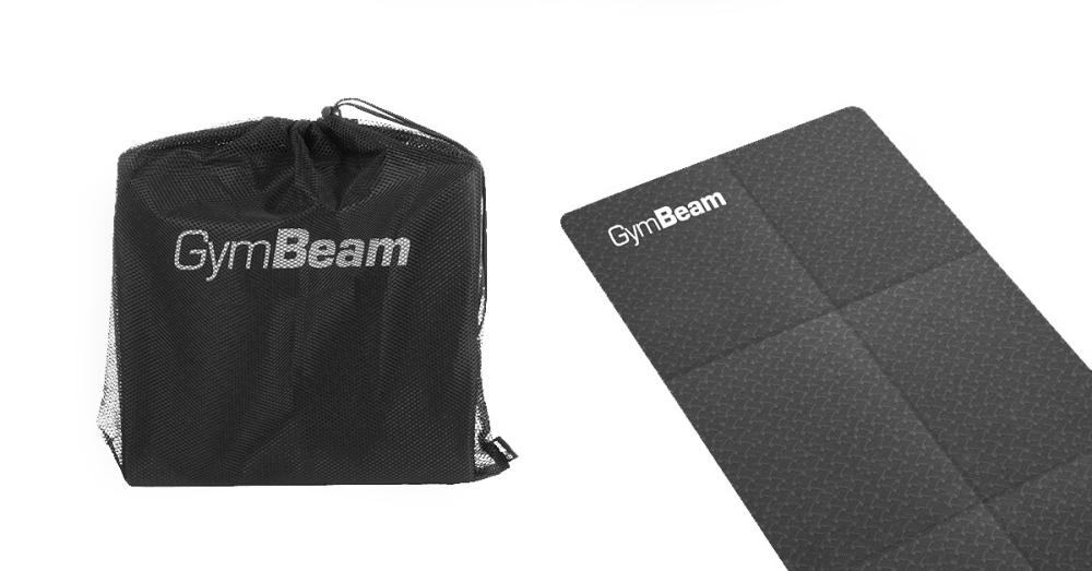 Skladacia podložka Yoga Mat Black - GymBeam