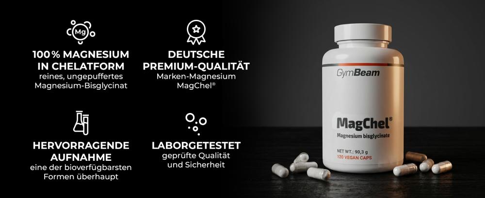 Magnesium Bisglycinat (MagChel®) - GymBeam