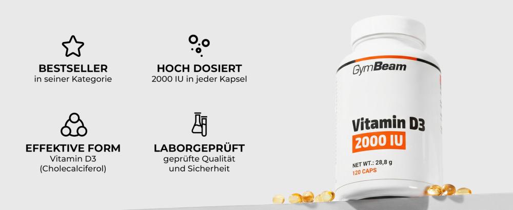 Vitamin D3 2000 IU - GymBeam