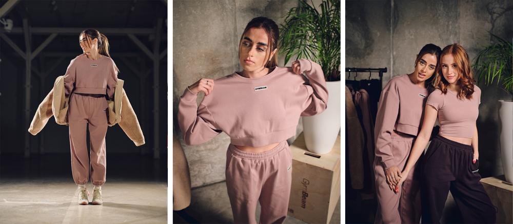 Aura Cropped Sweatshirt für Frauen in Roux - GymBeam