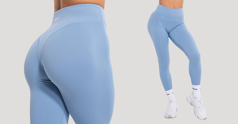 Damen-Leggings Flow Azure – GymBeam