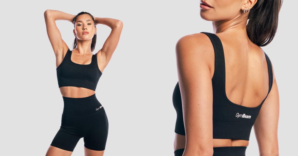 GymBabe Bralette Black - GymBeam