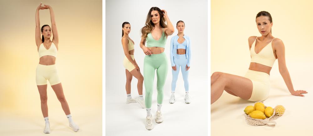 Luma Shorts für Frauen in Butter Yellow - GymBeam