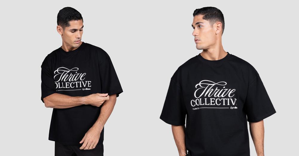 Thrive T-shirt in Black - GymBeam