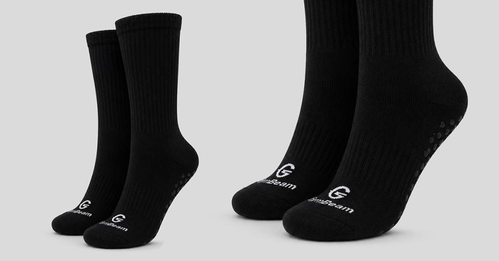 Funktionelle Crew Socken in Black - GymBeam