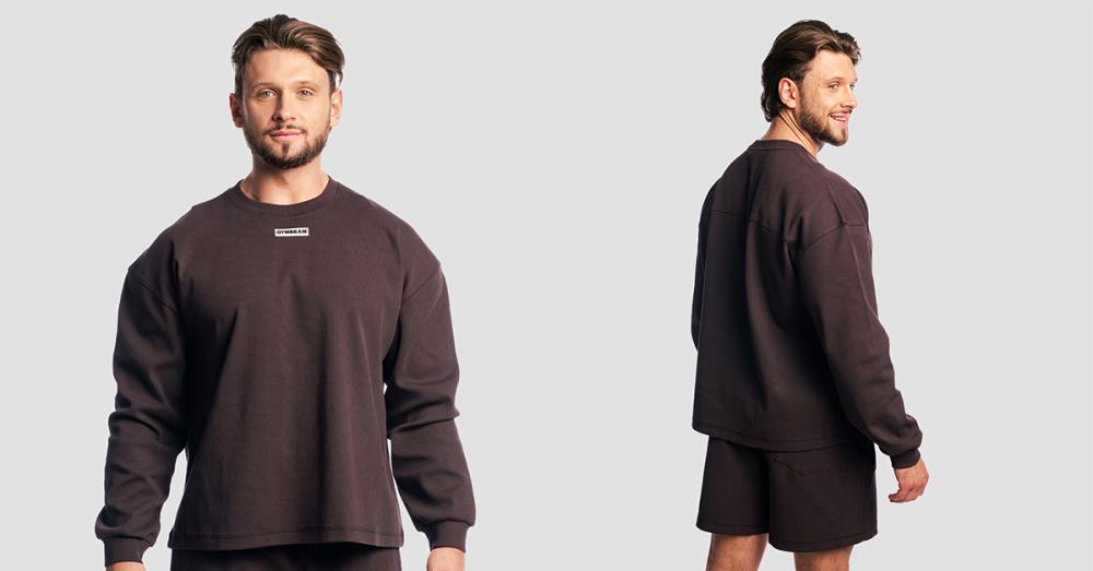 Aura Pullover in Tee Brown - GymBeam
