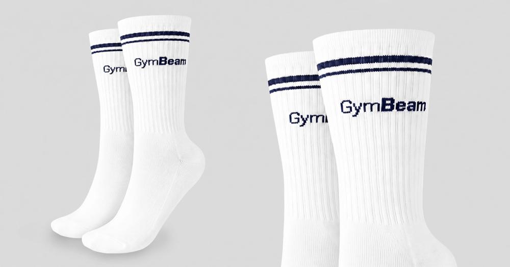 Crew Socken in White - GymBeam