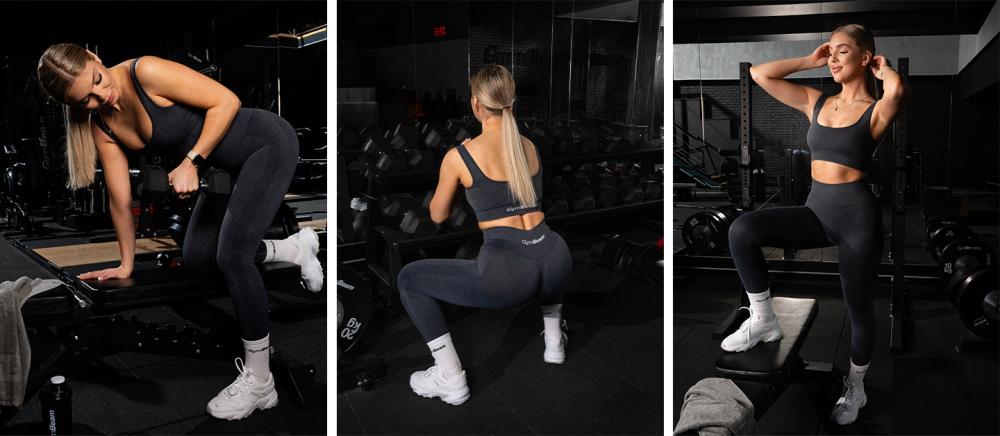 LIFT Nahtlose Leggings für Frauen in Coal - GymBeam