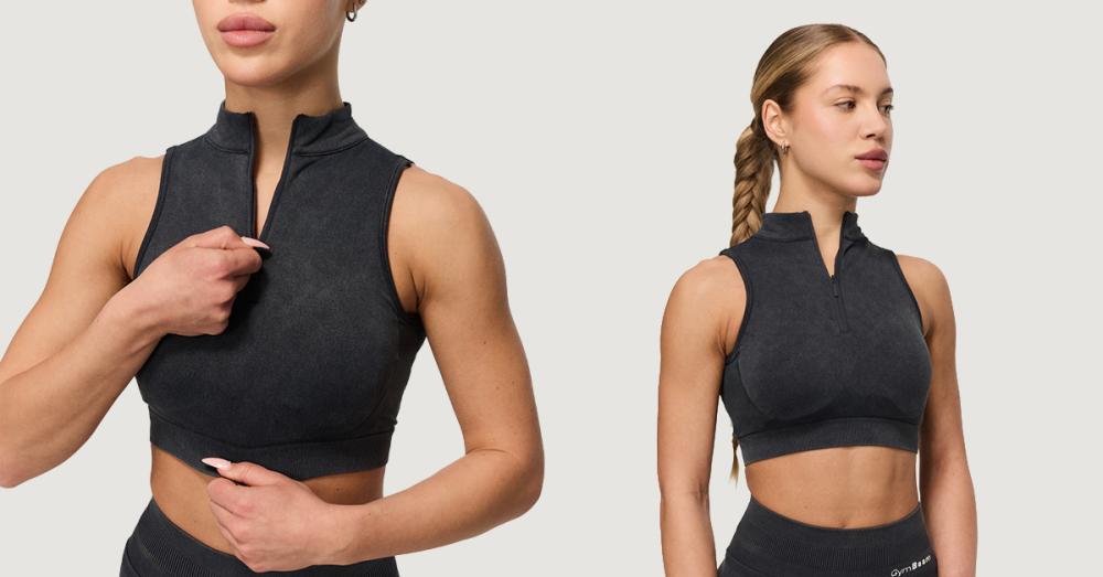 Fierce Seamless Sport-BH in Dark Grey - GymBeam