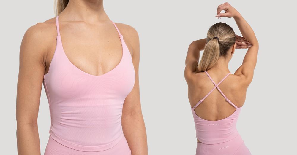 Luma Tanktop für Frauen in Baby Pink - GymBeam
