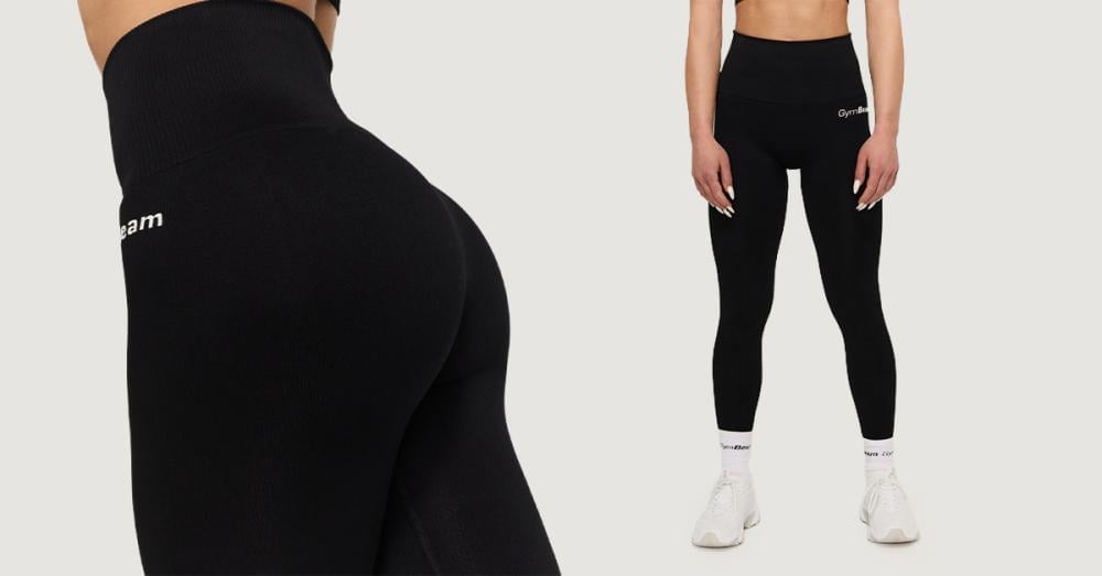 Dámské legíny GymBabe Black - GymBeam