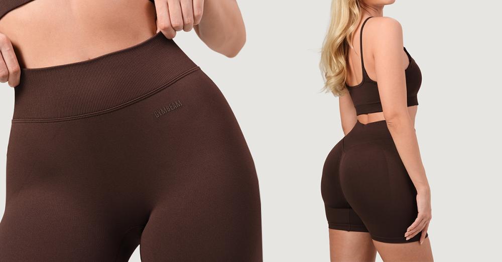 NEO Seamless Shorts für Frauen in Mocha - GymBeam