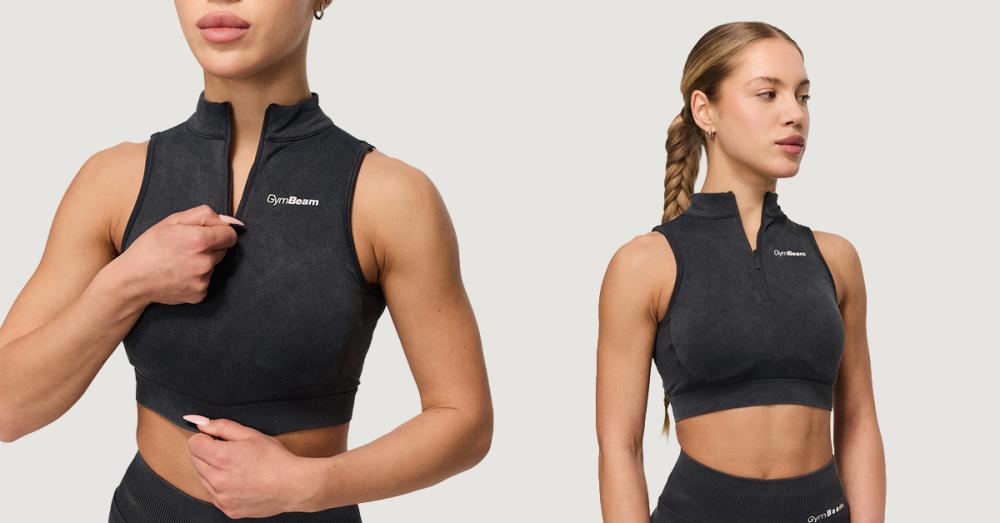 Fierce Seamless Sport-BH in Dark Grey - GymBeam