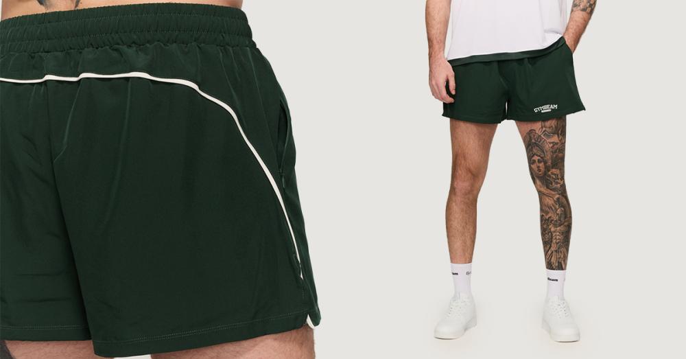 Varsity Shorts in Green - GymBeam