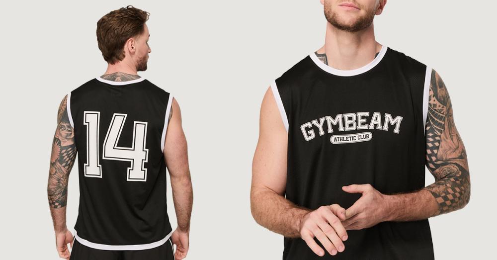 Varsity Tank Top für Männer in Black - GymBeam