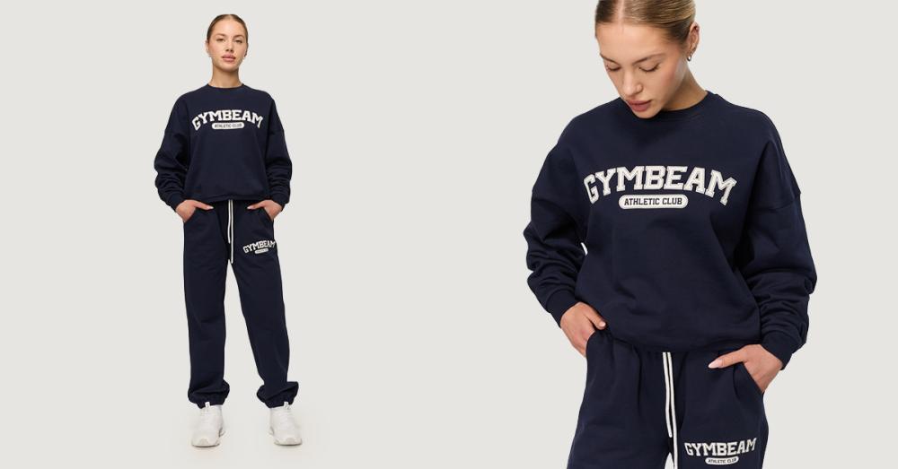 Varsity Sweatshirt für Frauen in Blue - GymBeam